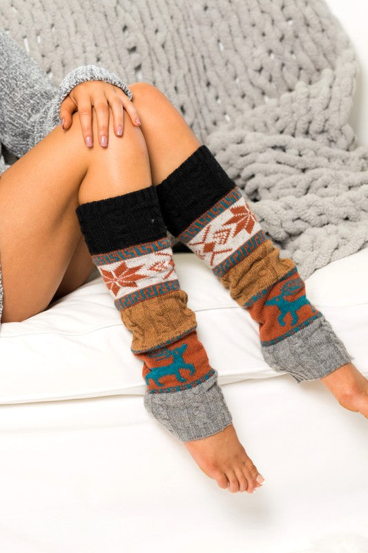 Snowflake Leg Warmers