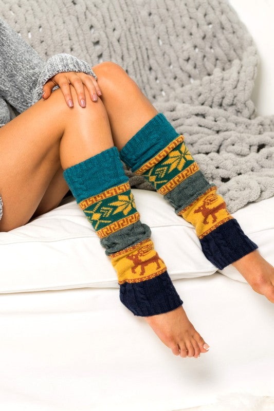 Snowflake Leg Warmers