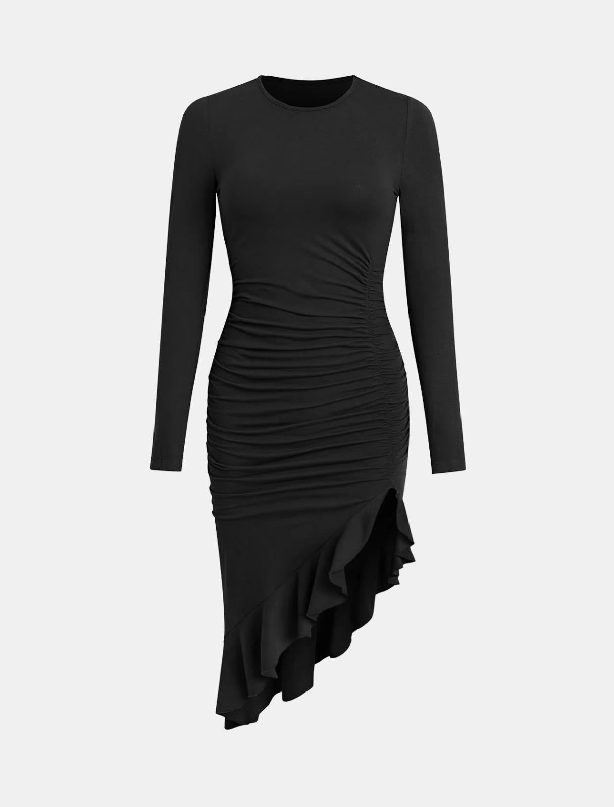 Ruffle Trim Dress