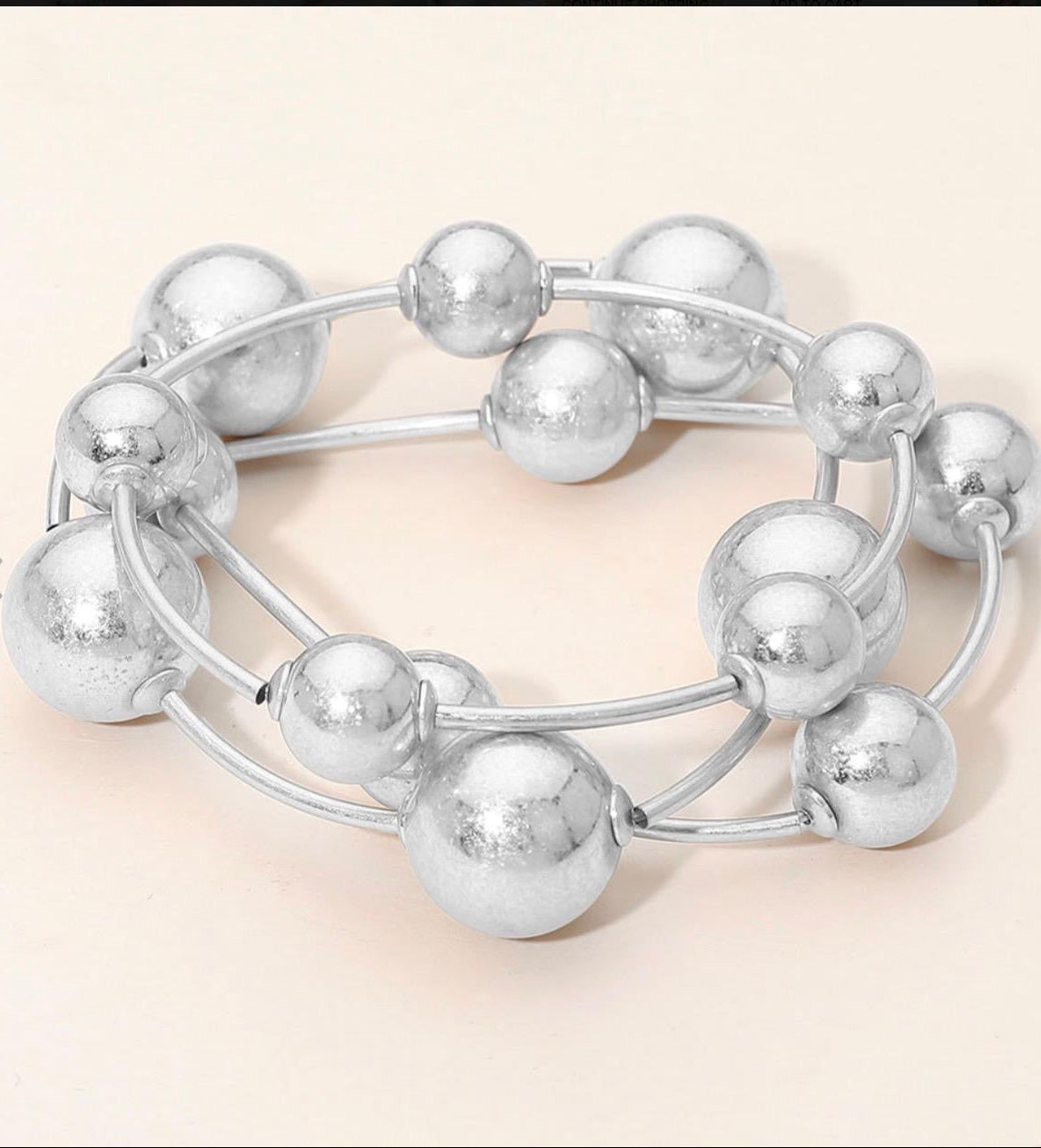 Sphere Statement Wrap Bracelet