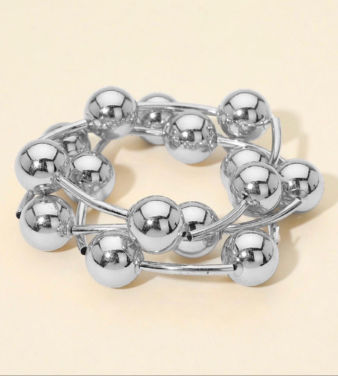 Sphere Statement Wrap Bracelet