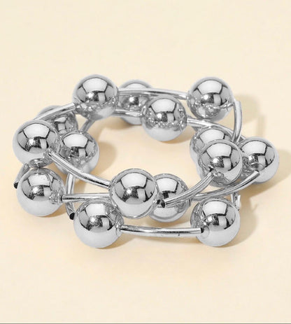 Sphere Statement Wrap Bracelet