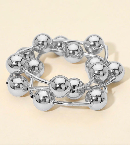 Sphere Statement Wrap Bracelet