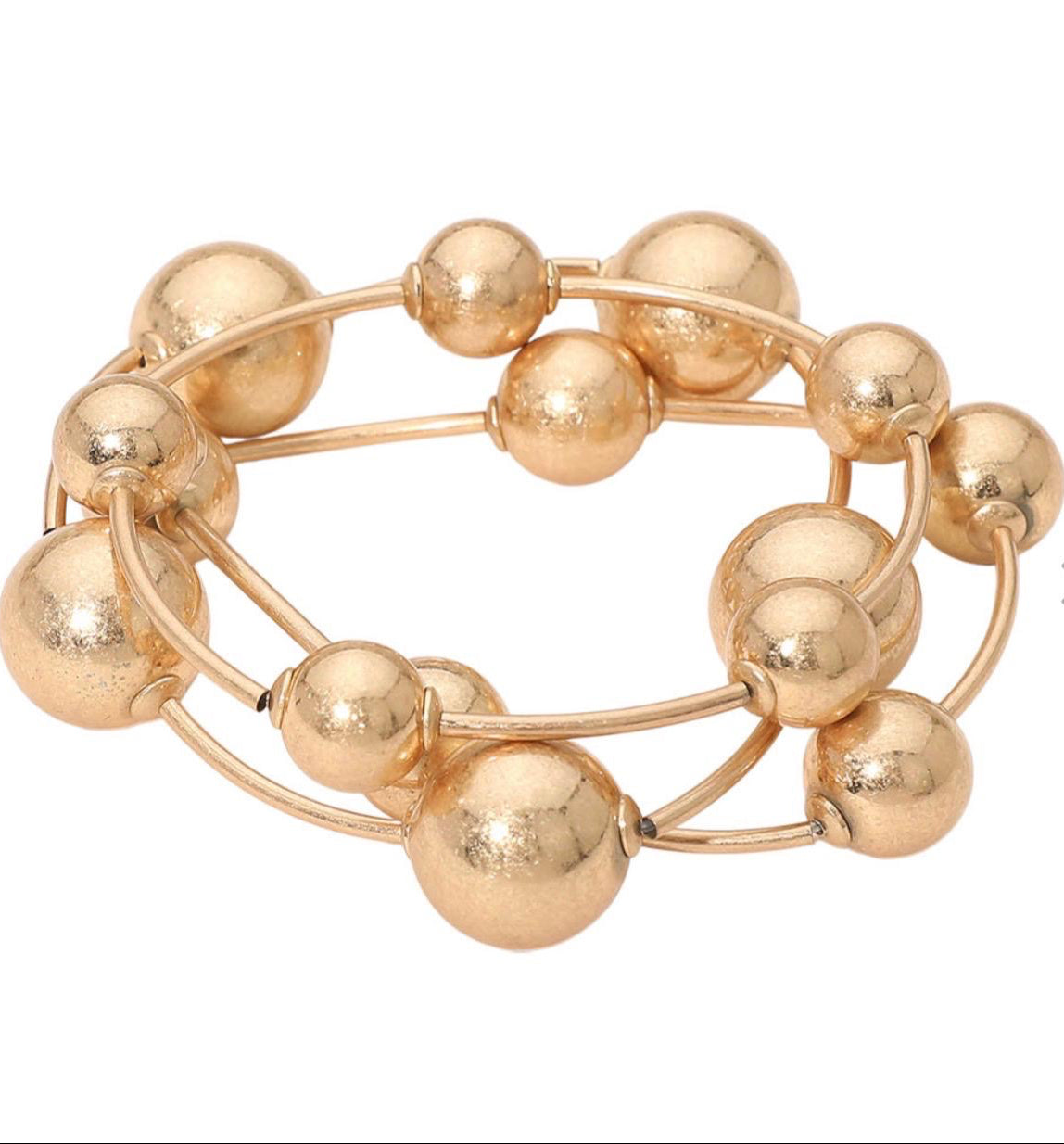 Sphere Statement Wrap Bracelet